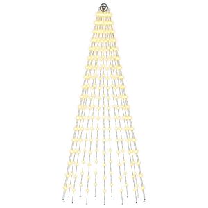vidaXL Weihnachtsbaumbeleuchtung mit Erdspie&szlig;en 270 LEDs
