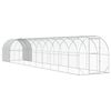 vidaXL H&uuml;hnerunterkunft Silber 1200 x 200 x 200 cm Verzinkter Stahl