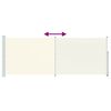 vidaXL Seitenmarkise Ausziehbar 180x500 cm Creme