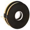 vidaXL Selbstklebendes Schaumstoffband 2 pcs Schwarz 10mm x 10m