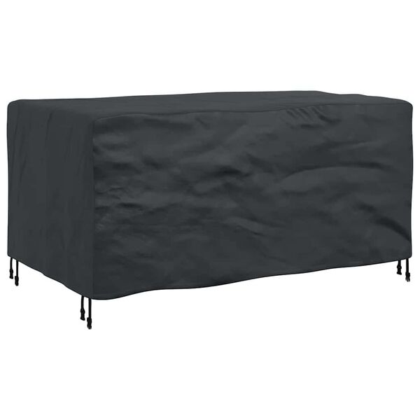 vidaXL M&ouml;belbezug Uni Schwarz 150 x 90 x 75 cm 600D