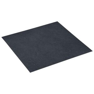 vidaXL Bodenplanken Schwarz 5,11 m&sup2; 55 Stk. PVC