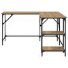 vidaXL Schreibtisch Artisan-Eiche 139 x 139 x 75 cm Holzwerkstoff
