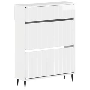 vidaXL Schuhschrank ZWOLLE 78 x 24 x 103 cm Holzwerkstoff