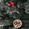vidaXL Künstlicher Weihnachtsbaum mit Ständer Grün 120 cm PVC