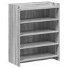 vidaXL Schuhschrank Grau Sonoma 73,5 x 36 x 92 cm Holzwerkstoff