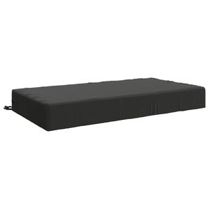 vidaXL Sitzkissen SOEST 100 % Polyester Anthrazit 120 x 80 x 15 cm