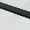 vidaXL Schiebetür mit Beschlag Schwarz 76x205 cm ESG-Glas