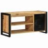 vidaXL Schuhbank Braun 100 x 40 x 50 cm Massivholz Mango