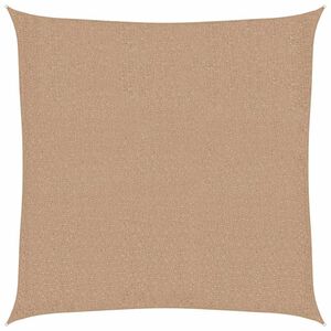 vidaXL Sonnensegel 160 g/m&sup2; Taupe 3x3 m HDPE