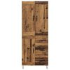 vidaXL Highboard Altholz 69,5 x 34 x 180 cm Holzwerkstoff