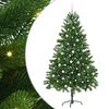 vidaXL Weihnachtsbaum mit 300 LEDs mit St&auml;nder Gr&uuml;n 210 cm PE