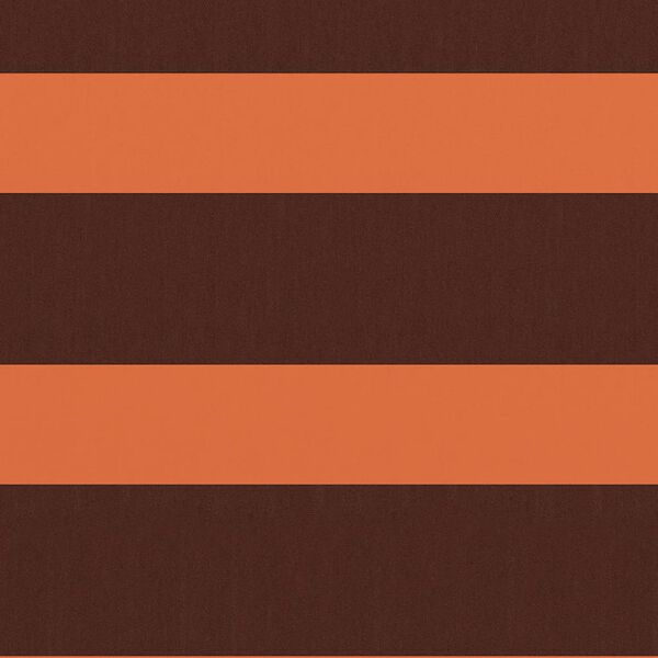 vidaXL Balkon-Sichtschutz Orange und Braun 90x400 cm Oxford-Gewebe