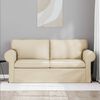 vidaXL Sofa Creme Gesamtabmessungen: 175 x 82 x 80 cm (B x T x H) Samt