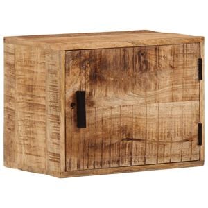 vidaXL Wand-Nachttisch 40x30x25 cm Massivholz Mango