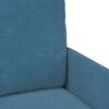 vidaXL Sofas mit Kissen 55cm Blau Sperrholz
