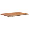 vidaXL Tischplatte 80x60x2,5cm Rechteckig Massivholz Akazie Naturkante