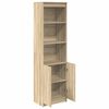 vidaXL Highboard Sonoma-Eiche 50x35x180 cm Holzwerkstoff
