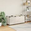 vidaXL Aufbewahrungsbox Creme 105x34,5x45 cm Stoff
