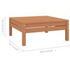 vidaXL 10-tlg. Garten-Lounge-Set Massivholz Kiefer Honigbraun