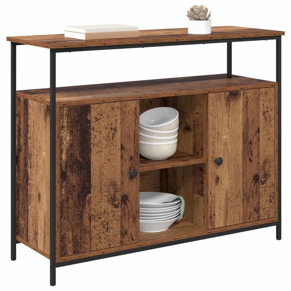 vidaXL Sideboard Altholz 100 x 35 x 80 cm Holzwerkstoff