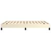 vidaXL Bettgestell Creme 140x200 cm Kunstleder