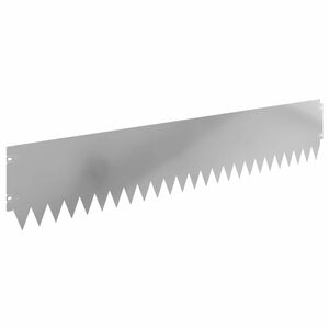 vidaXL Rasenkante 30 stk. 103 x 20 cm Stahl Silber