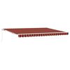 vidaXL Ausziehbare Markise Orange und Braun 450 x 300 x 165 cm
