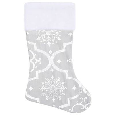 vidaXL Luxus-Weihnachtsbaumdecke mit Socke Weiß 90 cm Stoff