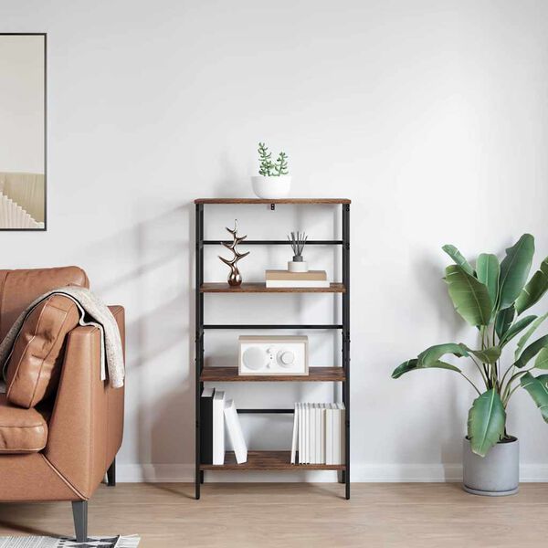 vidaXL B&uuml;cherregal Ger&auml;ucherte Eiche 60 x 29,5 x 115 cm Holzwerkstoff