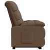 vidaXL Relaxsessel Braun Stoff