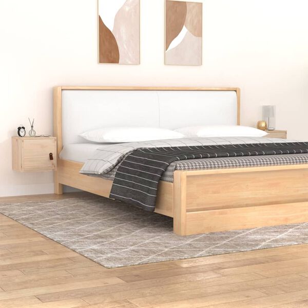 vidaXL Wandschr&auml;nke 2 Stk. 31,5x30x30 cm Massivholz Kiefer