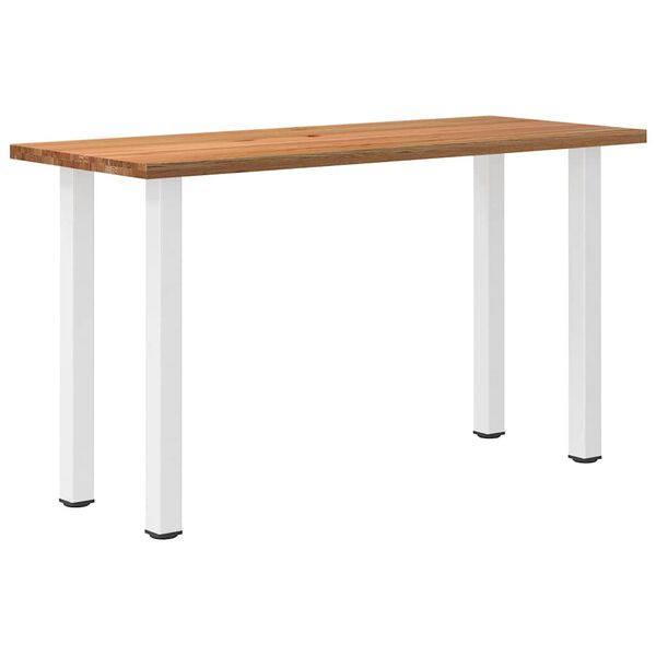 vidaXL Bartisch Hellbraun 200x80x112 cm Massivholz Eiche Rechteckig