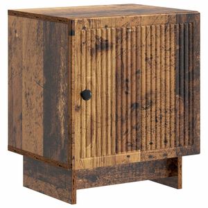 vidaXL Nachttisch Altholz 43 x 34,5 x 50 cm Holzwerkstoff
