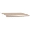vidaXL Markise Beige 500 x 300 x 165 cm Polyester und Metall