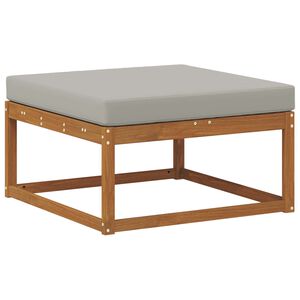 vidaXL Outdoor-Fu&szlig;hocker Massivholz Akazie Natur