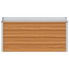 vidaXL Garten-Hochbeet 100x40x45 cm Verzinkter Stahl Silber