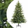 vidaXL K&uuml;nstlicher klappbarer Weihnachtsbaum 150 cm 150 LEDs