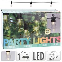 ProGarden LED-Party-Lichterkette 20 Leuchtmittel 4,5 V