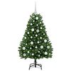 vidaXL K&uuml;nstlicher Weihnachtsbaum Gr&uuml;n 120 cm PVC und Metall