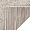 vidaXL Teppich Shaggy Hochflor Creme 120x170 cm