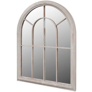 vidaXL Rustikaler Gartenspiegel Bogen 69&times;89 cm f&uuml;r Indoor und Outdoor