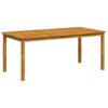 vidaXL Garten-Esstisch 180x90x75 cm Massivholz Akazie