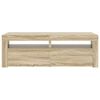 vidaXL TV-Schrank mit LED-Leuchten Sonoma-Eiche 120x35x40 cm