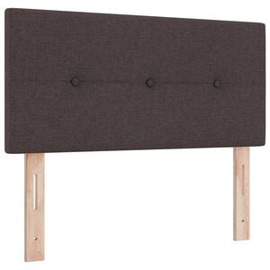 vidaXL H&ouml;henverstellbares Kopfteil Dunkelbraun 80 cm Stoff