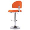 vidaXL Barhocker 2 Stk. Orange Kunstleder
