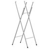 vidaXL Bartisch-Gestell Klappbar Silbern 45x53x108 cm Verzinkter Stahl