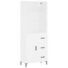 vidaXL Highboard Wei&szlig; 69,5x34x180 cm Holzwerkstoff