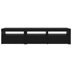 Wandregal Schwarz VidaXL TV Wandschrank, TV Schrank Mit Viel Stauraum, Wandmontage Hängeschrank Küche