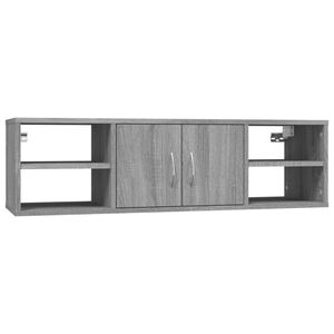 vidaXL Wandregal Grau Sonoma 102x30x29 cm Holzwerkstoff
